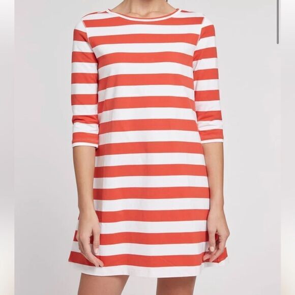 Tyler Boe Alexa Striped Dress - Picture 1 of 6